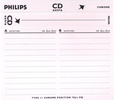 Compact Cassette: Philips  - CD Extra 60