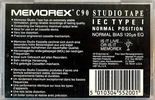 Compact Cassette: Memorex  - Studio 90