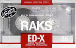 Compact Cassette: RAKS  - ED-X 46