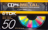 Compact Cassette: TDK  - CDing-Metal 50