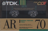 Compact Cassette: TDK  - AR 70