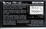 Compact Cassette: FUJI Fuji - FR-I 60