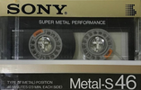 Compact Cassette: Sony  - Metal-S 46