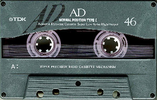 Compact Cassette: TDK  - AD 46