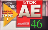 Compact Cassette: TDK  - AE 46