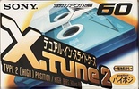 Compact Cassette Sony XII 60 "Xtune C-60X2E" Type II Chrome 1998 Japan