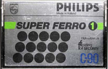 Compact Cassette: Philips  - Super Ferro 1 90