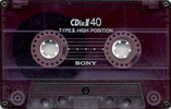 Compact Cassette: Sony  - CDix II 40