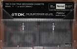 Compact Cassette: TDK  - D 60