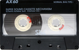 Compact Cassette: Sunkyong Magnetic Limited (SKM) SKC - AX 60