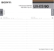 Compact Cassette: Sony  - UX-ES 90