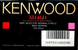 Compact Cassette:  Kenwood - ND 45