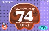 Compact Cassette: Sony  - CDix I 74