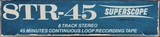 TRACK-8 Superscope 45 Type II Chrome USA