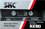 Compact Cassette: Sunkyong Magnetic Limited (SKM) SKC - AX 60