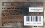 Compact Cassette: FUJI AXIA - XD-Master 90