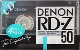 4 pack Denon RD-Z 50 "RD-Z50NV4K" Type I Normal 1988 Japan