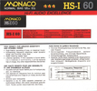 Compact Cassette:  Monaco - HS-I 60