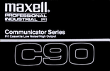 Compact Cassette: Maxell / Hitachi Maxell - Communicator Series 90