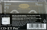 Compact Cassette: Sony  - CD-IT PRO 74