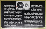 Compact Cassette:  Audio Magnetics - XHE 90