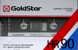 Compact Cassette Goldstar HR 90 Type I Normal 1986 South Korea