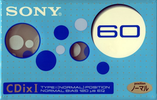 Compact Cassette: Sony  - CDix I 60