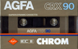 Compact Cassette: AGFA  - CRX 90