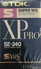 VHS, Video Home System: TDK  - XP PRO 240