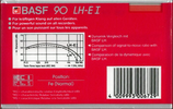 Compact Cassette: BASF  - LH Extra I 90