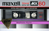 Compact Cassette: Maxell / Hitachi Maxell - MX 60