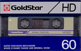 Compact Cassette Goldstar HD 60 Type I Normal 1986 South Korea