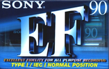 Compact Cassette: Sony  - EF 90