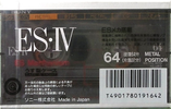 Compact Cassette: Sony  - Metal ES-IV 64