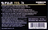 Compact Cassette: FUJI Fuji - FR-IIx 74