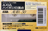 Compact Cassette: FUJI AXIA - AU-IIx 50