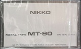 Compact Cassette Nikko 90 "MT" Type IV Metal 1982 Europe