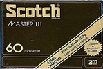 Compact Cassette: 3M Scotch - Master III 60