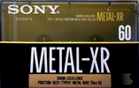 Compact Cassette: Sony  - Metal-XR 60