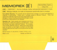 Compact Cassette: Memorex  - Cire I 100