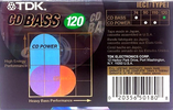 Compact Cassette: TDK  - CD Bass 120