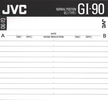 Compact Cassette:  JVC - GI 90