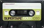 Compact Cassette: Radio Shack SUPERTAPE - Gold 90