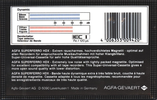 Compact Cassette: AGFA  - Superferro HDX 60+6