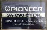 Compact Cassette TDK SA 90 "Pioneer HiFi" Type II Chrome 1975 Germany