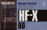 Compact Cassette: Sony  - HF-X 90