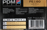 Compact Cassette:  PDM - FE X 60