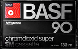 Compact Cassette: BASF  - Chromdioxid Super 90