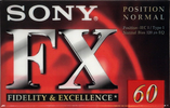 Compact Cassette: Sony  - FX 60