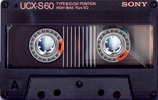 Compact Cassette Sony UCX-S 60 Type II Chrome 1985 Europe